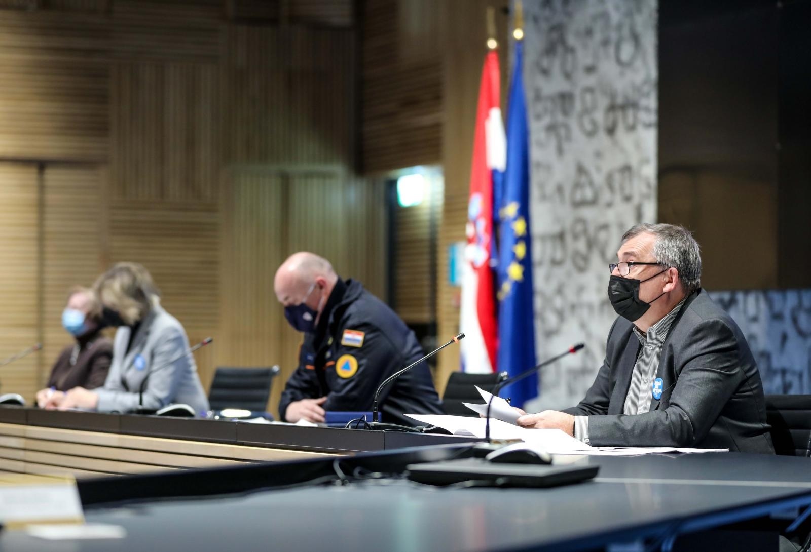 28.12.2020., Nacionalna i sveucilisna knjiznica, Zagreb - Konferencija za medije Stozera civilne zastite Republike Hrvatske. Krunoslav Capak. 
Photo: Jurica Galoic/PIXSELL