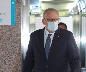 29.10.2020., Zagreb - Odrzana 17. sjednica Vlade Republike Hrvatske u Nacionalnoj i sveucilisnoj knjiznici. Davor bozinovic dao izjavu za medije. 
Photo: Luka Stanzl/PIXSELL