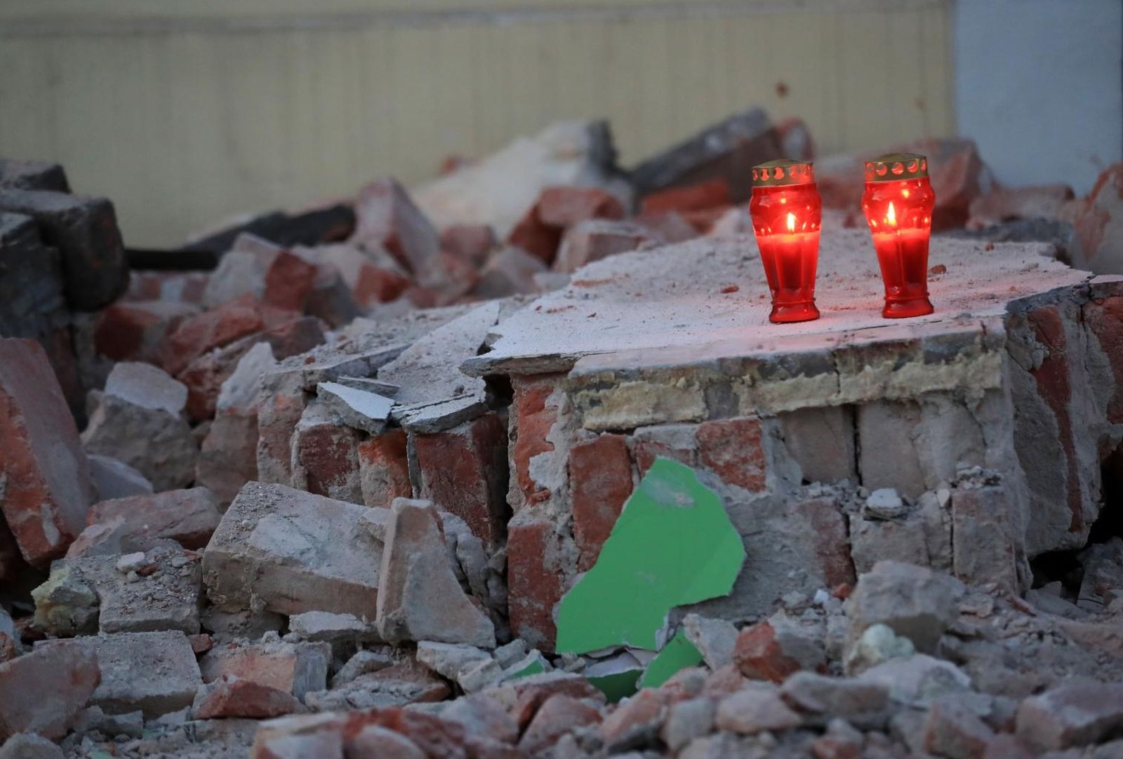 29.12.2020., Petrinja - Posljedice jakog potresa jacine 6.3 po Richteru pogodio je Petrinju, Sisak i okolicu te nanio veliku stetu. Photo: Slavko Midzor/PIXSELL