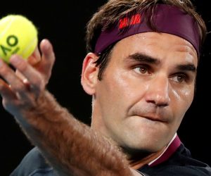 FILE PHOTO: Tennis - Australian Open - Second Round FILE PHOTO: Tennis - Australian Open - Second Round - Melbourne Park, Melbourne, Australia - January 22, 2020. Switzerland's Roger Federer serves during the match against Serbia's Filip Krajinovic. REUTERS/Issei Kato/File Photo Issei Kato