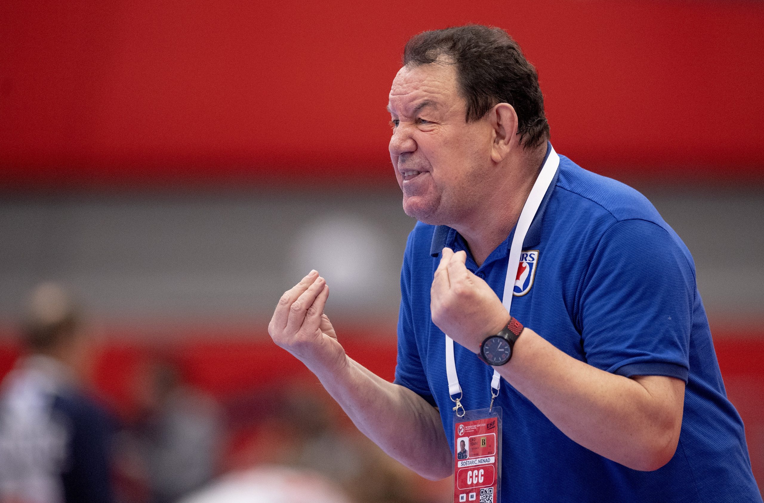 EHF Euro Women's Handball Championship - Main Round Group 2 - Croatia v Norway Handball - EHF Euro Women's Handball Championship - Main Round Group 2 - Croatia v Norway - Sydbank Arena, Kolding, Denmark - December 12, 2020 Croatia's Head coach Nenad Sostaric Ritzau Scanpix via REUTERS/Bo Amstrup THIS IMAGE HAS BEEN SUPPLIED BY A THIRD PARTY.. DENMARK OUT. NO COMMERCIAL OR EDITORIAL SALES IN DENMARK. BO AMSTRUP