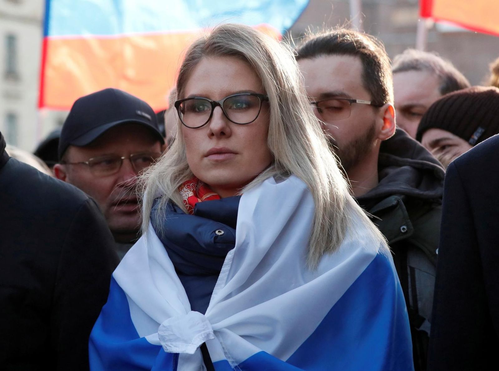 FILE PHOTO: Russian opposition figure Lyubov Sobol takes part in a rally to mark the 5th anniversary of opposition politician Boris Nemtsov's murder and to protest against proposed amendments to the country's constitution, in Moscow FILE PHOTO: Russian opposition figure Lyubov Sobol takes part in a rally to mark the 5th anniversary of opposition politician Boris Nemtsov's murder and to protest against proposed amendments to the country's constitution, in Moscow, Russia February 29, 2020. REUTERS/Shamil Zhumatov/File Photo SHAMIL ZHUMATOV