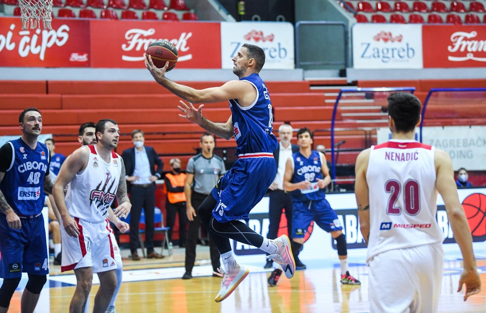 04.12.2020.,Zagreb - U KD Drazen Petrovic igra se  9. kolo ABA lige: Cibona - FMP.Ivan Novacic
Photo: Josip Regovic/PIXSELL