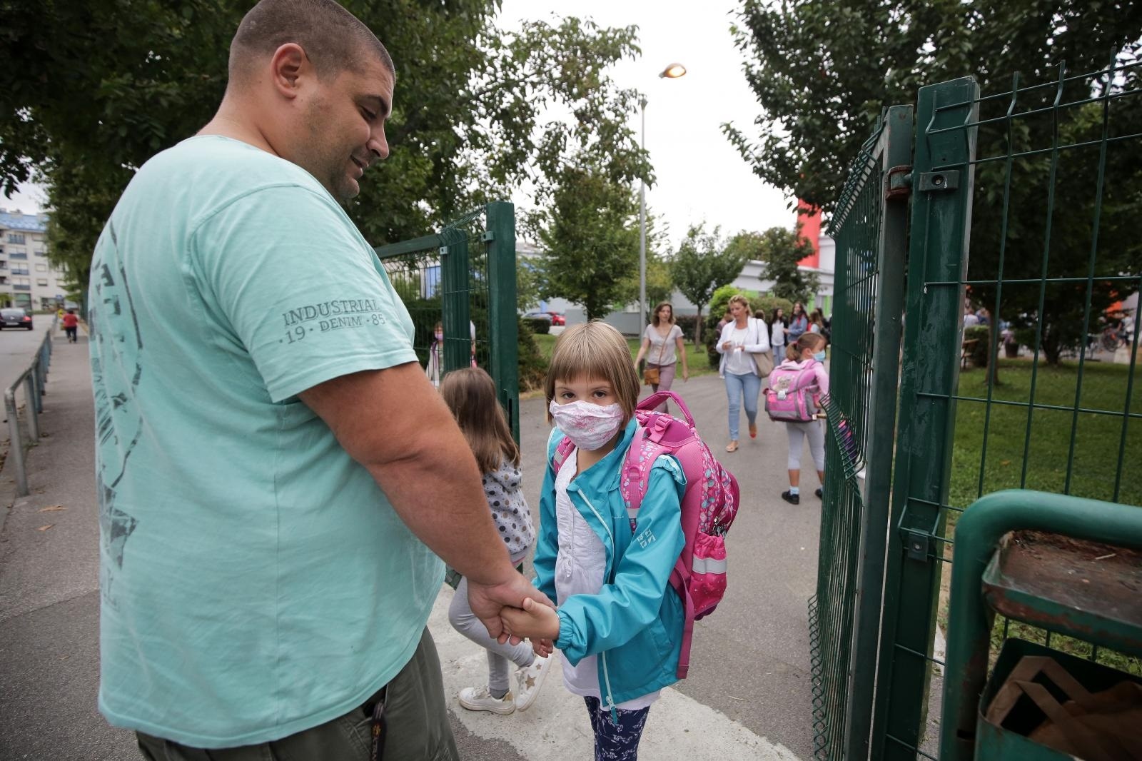 07.09.2020., Zagreb - Zagreb- Pocetak nove skolske godine pod posebnim uvjetima propisanim od strane epidemioloske sluzbe
Photo: Emica Elvedji/PIXSELL
