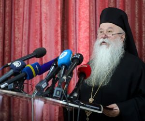 03.01.2020., Sarajevo, Bosna i Hercegovina - Bozicna poruka mitropolita dabrobosanskog Hrizostoma.
Photo: Armin Durgut/PIXSELL