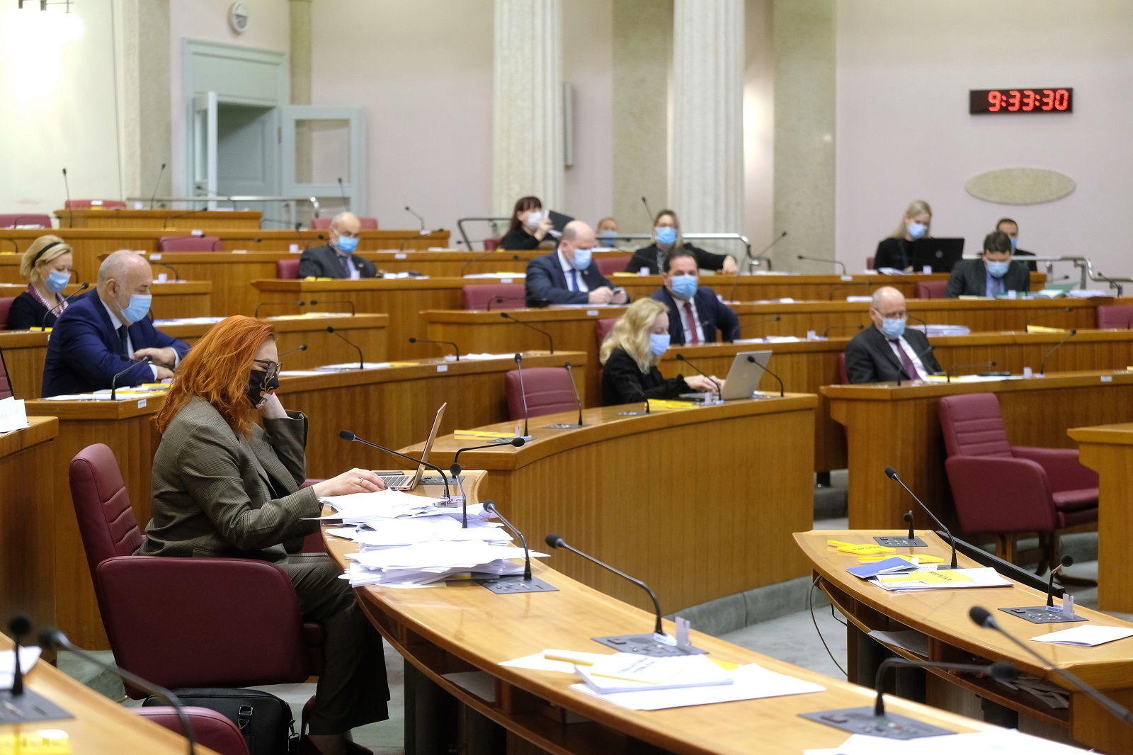 Zagreb, 10.12.2020. - nastavak 4. sjednice Hrvatskog sabora.
foto HINA/ Edvard ŠUŠAK/ es