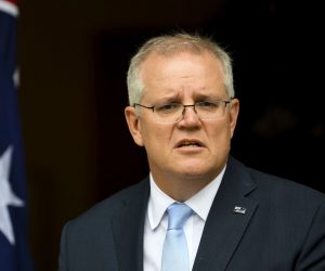 epa08890947 Australian Prime Minister Scott Morrison speaks to the media during a press conference at Parliament House in Canberra, Australia, 18 December 2020. Morrison spoke about the Cabinet reshuffle that occurred on the same day.  EPA/LUKAS COCH  AUSTRALIA AND NEW ZEALAND OUT