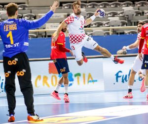 Poreč, 05.01.2021. - Utakmica EHF EURO Cupa između rukometaša Hrvatske i Španjolske. foto HINA/ HRS/ ml