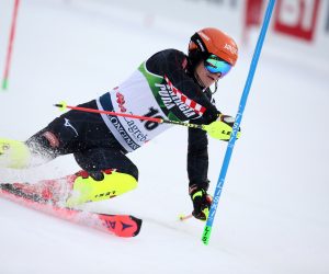Zagreb, 6.1.2021.- Druga vonja mukog slaloma Audi FIS Ski World Cup "Snow Queen Trophy" 2021 na zagrebaèkom Sljemenu. Na slici Filip Zubèiæ (Hrvatska). 
foto HINA/ Daniel KASAP/ ua