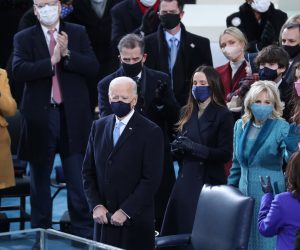epa08952320 US President-elect Joe Biden arrvies to the inaugural ceremony for President-elect Joe Biden and Vice President-elect Kamala Harris on the West Front of the U.S. Capitol in Washington, DC, USA, 20 January 2021. Biden won the 03 November 2020 election to become the 46th President of the United States of America.  EPA/MICHAEL REYNOLDS