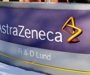 epa08959305 (FILE) - A file photo dated 02 March 2010 showing the company sign outside the Pharmaceutical company AstraZeneca research and development plant in Lund, Sweden (reissued 23 January 2021). Media reports on 23 January 2021 state  AstraZeneca, that was to deliver some 80 million doses of its vaccine starting in March 2021 to European countries, has said it would cut its Covid-19 vaccine deliveries by 60 per cent, or 31 million doses, in the 1st quarter 2021. AstraZeneca cited production problems as reason for the delivery issues.  EPA/DRAGO PRVULOVIC SWEDEN OUT *** Local Caption *** 53679653