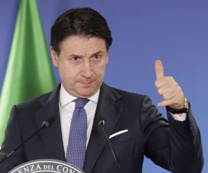 epa08965123 (FILE) Italian Prime Minister Giuseppe Conte speaks during a press conference following a face-to-face EU summit, in Brussels, Belgium, 11 December 2020 (reissued 25 January 2021). According to reports, Italian Prime Minister Giuseppe Conte will announce his resignation to the ministers on 26 January 2021 during a cabinet meeting. Afterwards, the Premier Conte will go to the President of the Republic Sergio Mattarella to give him the resignation.  EPA/OLIVIER HOSLET / POOL *** Local Caption *** 56556899