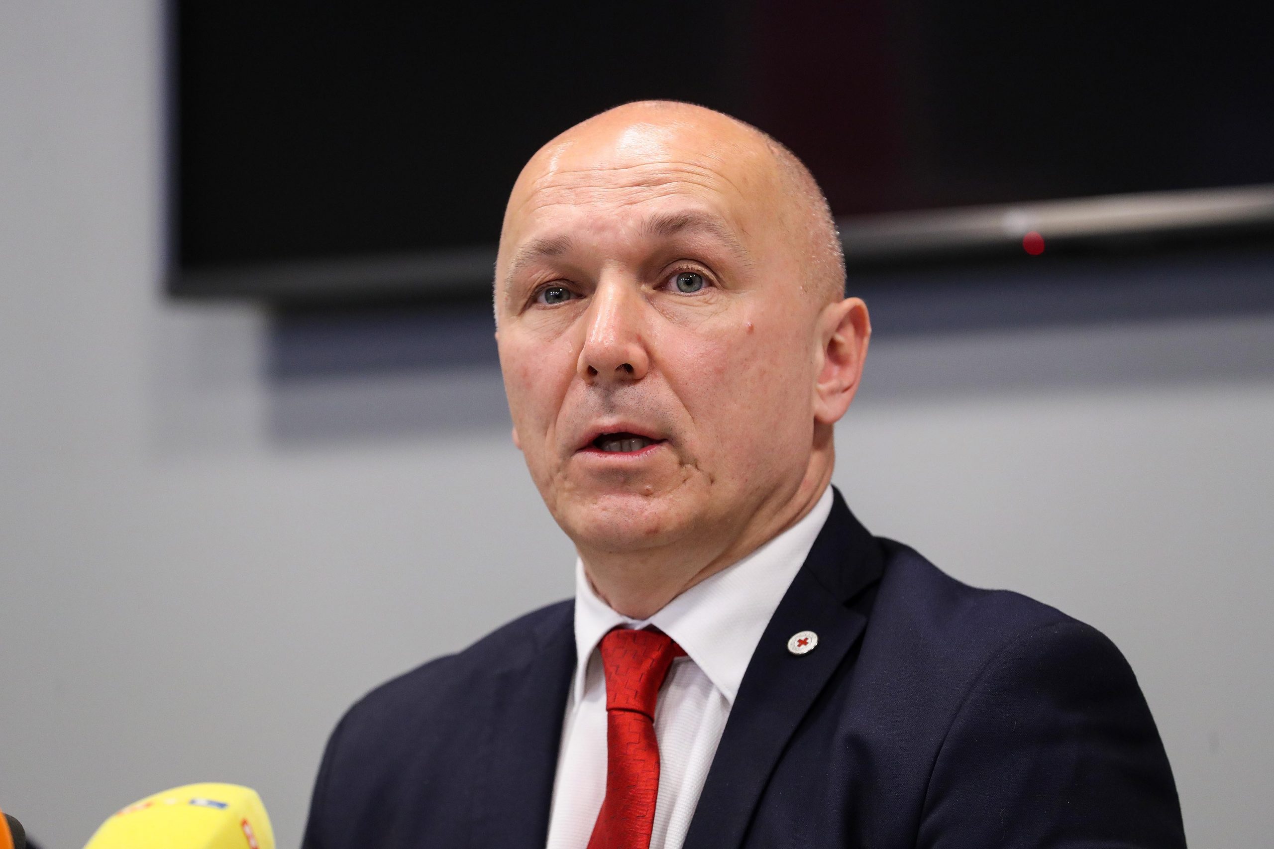 01.06.2020., Zagreb - Hrvatski Crveni kriz na konferenciji za medije predstavio je novi projekt namijenjen osobama koje su izgubile posao zbog krize uzrokovane koronavirusom. 
Photo: Luka Stanzl/PIXSELL