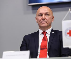 01.06.2020., Zagreb - Hrvatski Crveni kriz na konferenciji za medije predstavio je novi projekt namijenjen osobama koje su izgubile posao zbog krize uzrokovane koronavirusom.  Robert Markt
Photo: Luka Stanzl/PIXSELL