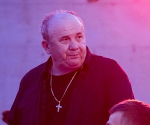02.07.2020., Split - Hrvatska gradjanska stranka Zeljka Keruma organizirala je predizborno druzenje s gradjanima uz pjesmu na Zapadnoj obali. 
Zeljko Kerum
Photo: Milan Sabic/PIXSELL
