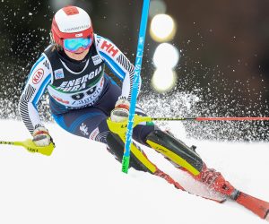 03.01.2021., Zagreb - Prva voznja zenskog slaloma Audi FIS Svjetskog skijaskog kupa Snow Queen Trophy.Rosa Pohjolainen, Finska.
 Photo: Slavko Midzor/PIXSELL