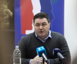 03.02.2020., Zagreb,  Zajednica udruga hrvatskih branitelja lijecenih od PTSP-a odrzali konferenciju za novinare na temu prosvjeda "Stop govoru mrznje i medjusobnoj netoleranciji" cije je odrzavanje najavljeno za 9. veljace u Samoboru. Konferenciji za novinare nazocili su dr. Herman Vukusic, Ivica Turic glavni tajnik ZUHBL i Zeljko Baca predsjednik udruge branitelja Domovinskog rata.

Photo: Robert Anic/PIXSELL