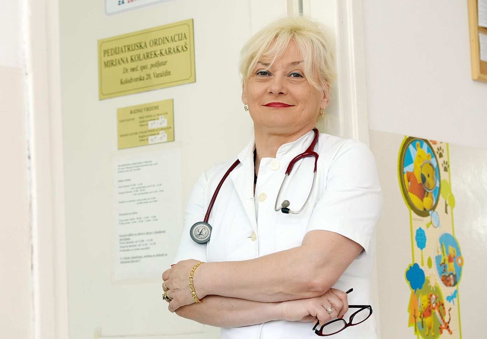 03.06.2013., Kolodvorska ulica, Varazdin - Dr. med. spec. pedijatar Mirjana Kolarek Karakas u svojoj ordinaciji u zgradi Doma zdravlja Varazdin. 
Photo: Marko Jurinec/PIXSELL