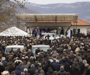 01.01.2020., Rakitno - Posljedni ispracaj sestero mladih koji su tragicno stradali u novogodisnjoj noci.
Photo: Denis Kapetanovic/PIXSELL