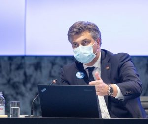 04.01.2021., Zagreb - Na sjednici Vlade RH donesena odluka te je proglasena katastrofa na podrucjima pogodjenim potresom. Nakon sjednice odrzana je konferencija za medije. Predsjednik Vlade Andrej Plenkovic. Photo: Davor Puklavec/PIXSELL
