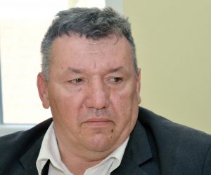04.04.2017., Glina - Sredisnje obiljezavanje Medjunarodnog dana svjesnosti opasnosti od mina kojem su nazocili brojni uzvanici zapocelo je konferencijom za medije na kojoj su uz glinskog gradonacelnika Stjepana Kostanjevica govorili i sisacko-moslavacki zupan Ivo Zinic i v.d.ravnatelja HCR-a Ante Brkljacic te v.d.ravnatelj Ueda za razminiranje Vlade RH Hrvoje Dedac. 
Stjepan Kostanjevic. 
Photo: Nikola Cutuk/PIXSELL