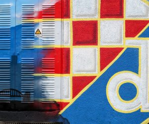 15.10.2019., Zagreb, Trnsko - Grafit posvecen Dinamu u ulici Trnsko. Photo: Igor Kralj/PIXSELL