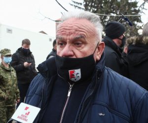 05.01.2021., Petrinja - Obilazak razrusenog centra Petrinje. Gradonacelnik Petrinje Darinko Dumbovic Photo: Matija Habljak/PIXSELL
