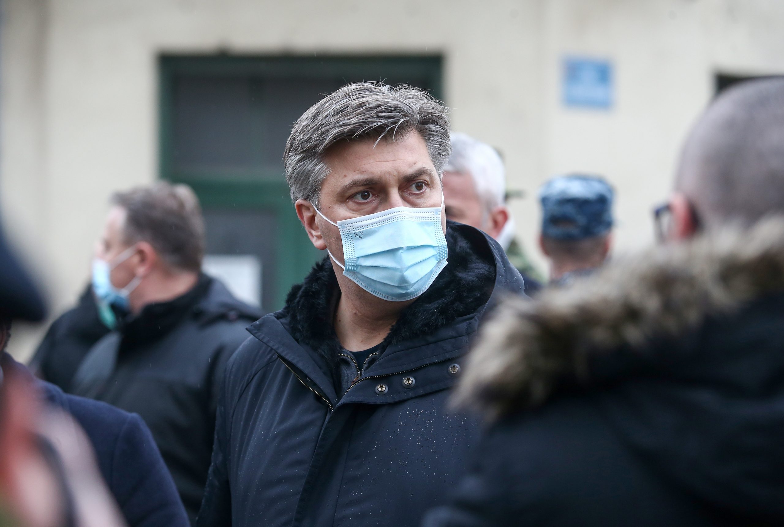 05.01.2021., Glina - Predsjednik Vlade Andrej Plenkovic obisao je Glinu. Photo: Matija Habljak/PIXSELL