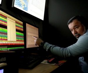 05.02.2020., Zagreb - Seizmoloska sluzba, Prirodoslovno-matematicki fakultet. Seizmolog Kresimir Kuk. Photo: Sanjin Strukic/PIXSELL