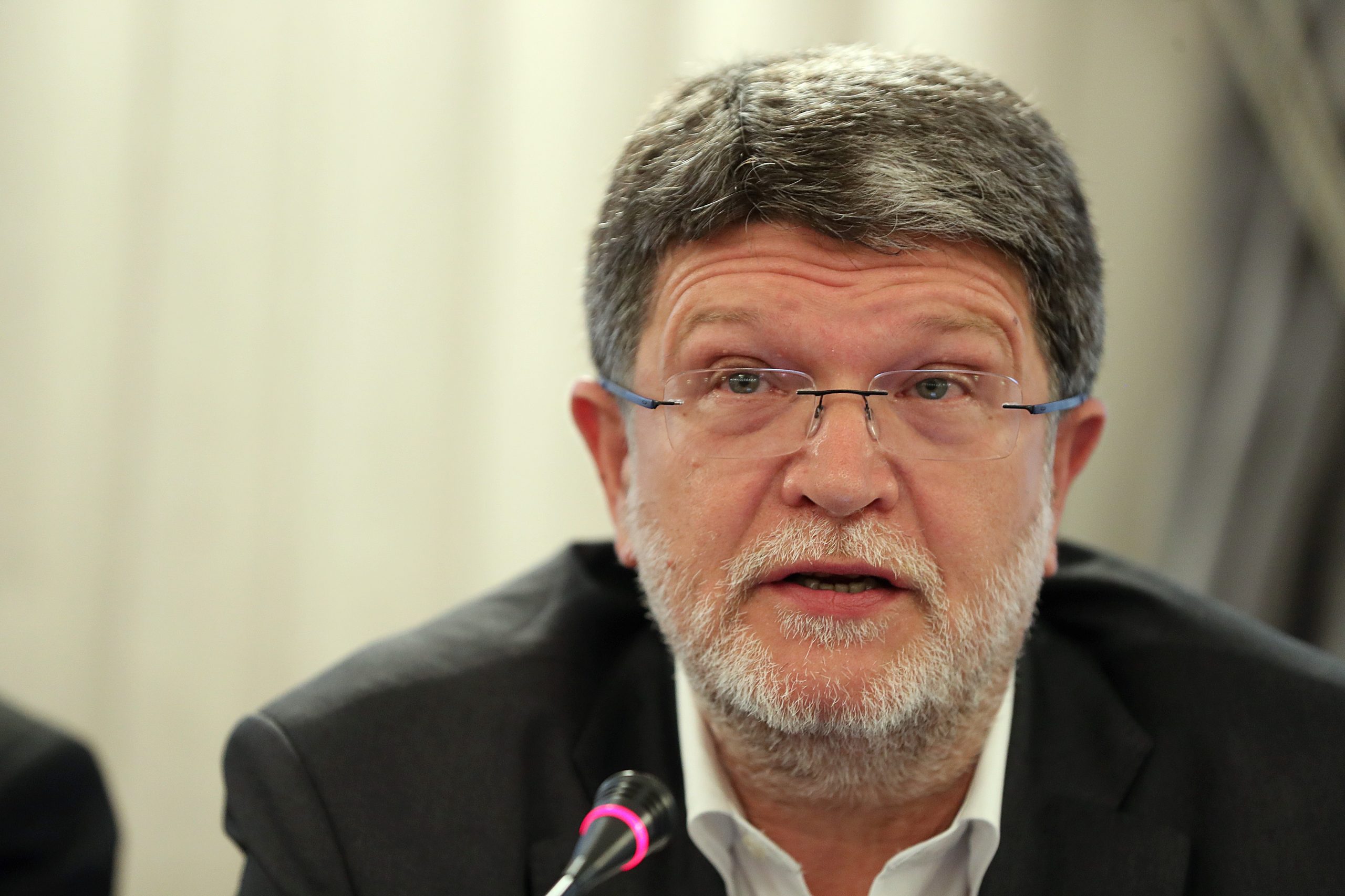 05.06.2019., Zagreb - Predstavljanje knjiga Nacionalna sigurnost Mirka Bilandzica i Drzavni terorizam Danijele Lucic u HND-u. Tonino Picula. 
Photo: Goran Stanzl/PIXSELL