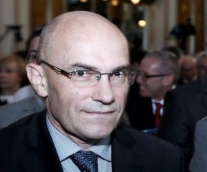 05.09.2017., Zagreb - U hotelu Esplanade odrzana je konferencija Hrvatska obrambena industrija kao izvozni brend. Ivica Kinder, ravnatelj Vojne sigurnosno-obavjestajne agencije (VSOA), Daniel Markic, ravnatelj Sigurnosno-obavjestajne agencije (SOA). Photo: Patrik Macek/PIXSELL