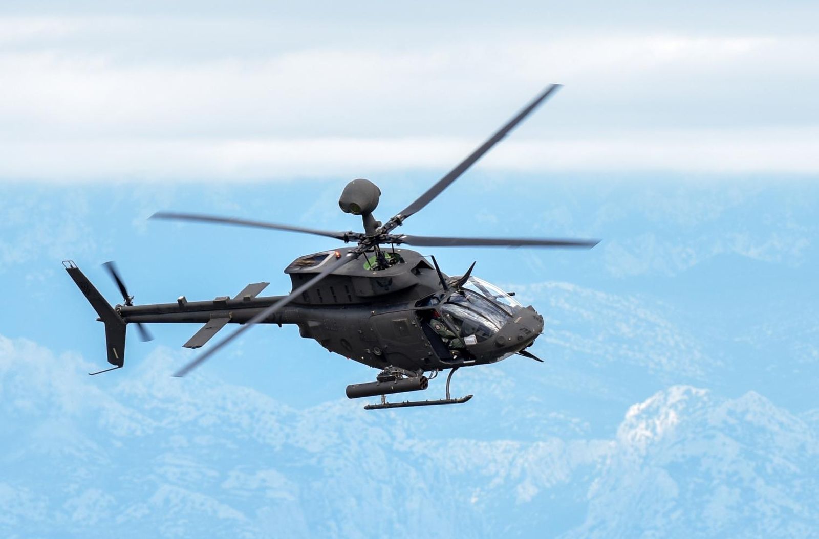 05.10.2019., Zadar - OH - Helikopter 58 D Kiowa Warrior Hrvatskog ratnog zrakoplovstva. Photo: Dino Stanin/PIXSELL