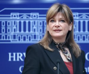 07.01.2021., Zagreb - Saborska zastupnica Karolina Vidovic Kristo odrzala je konferenciju za medije u Hrvatskom saboru. Photo: Marko Prpic/PIXSELL