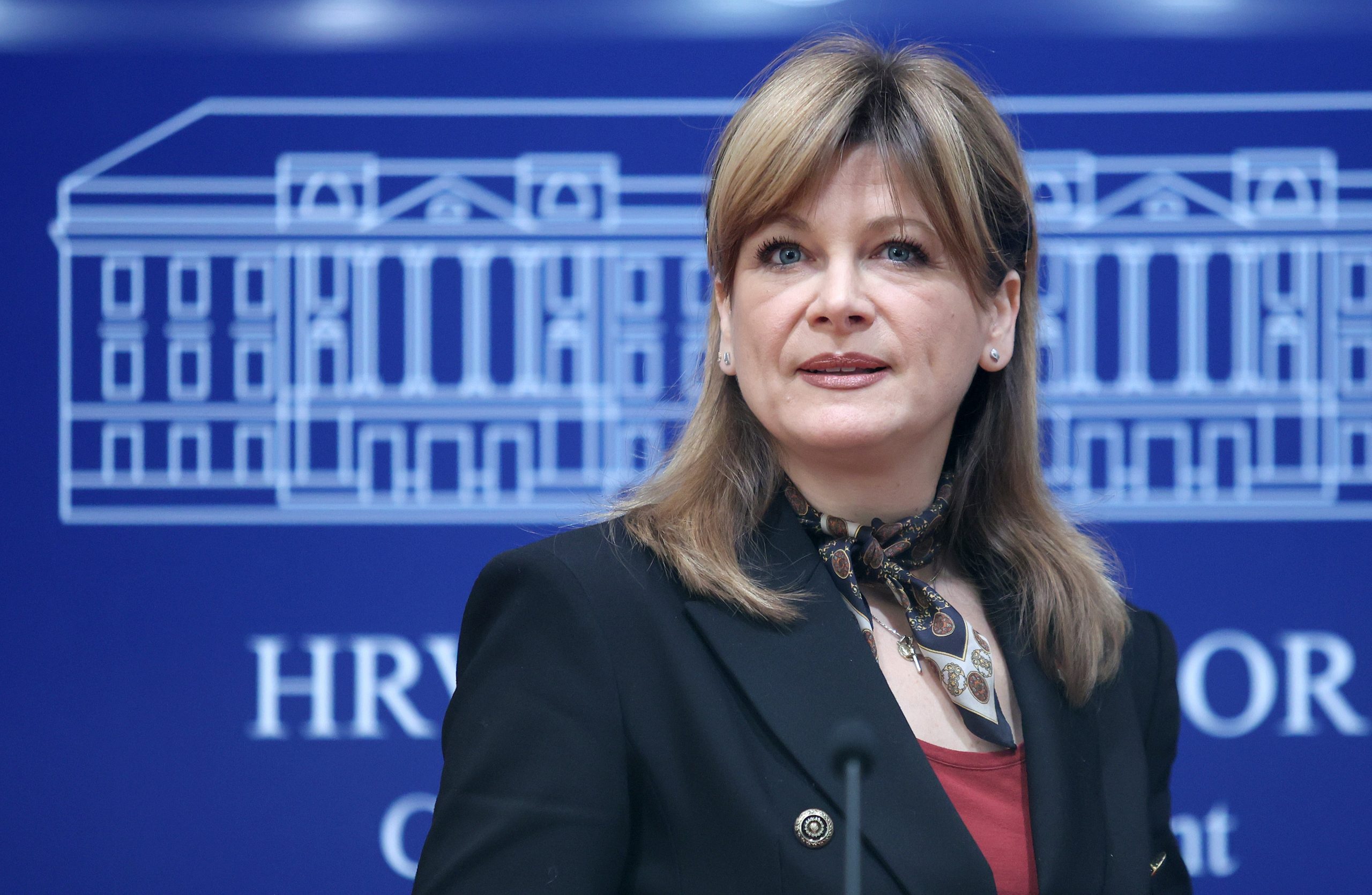 07.01.2021., Zagreb - Saborska zastupnica Karolina Vidovic Kristo odrzala je konferenciju za medije u Hrvatskom saboru. Photo: Marko Prpic/PIXSELL
