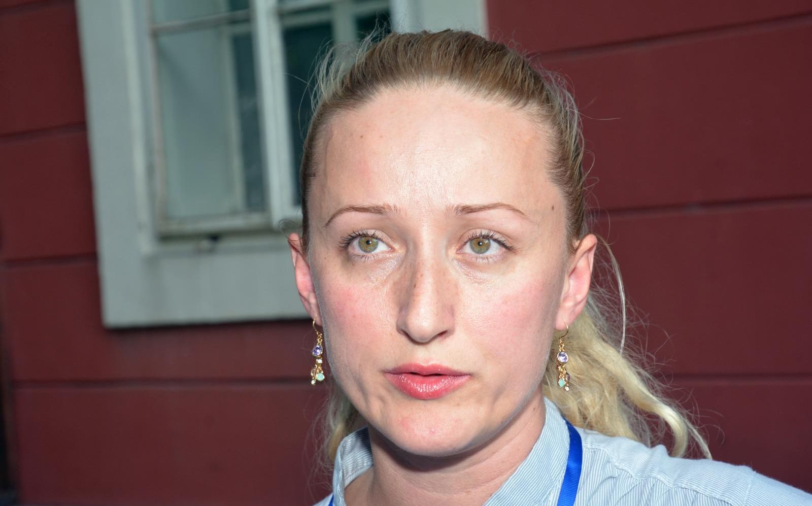 08.09.2016.Sisak-Pedesetak lijecnika iz zdravstvenih ustanova s podrucja Sisacko-moslavackoj zpaniji prosvjedovalo je pred zgradom Zupanije protiv neprimjene pravilnika o specijalizaciji.Ivana Smit.Photo:Nikola Cutuk/PIXSELL
