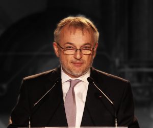 15.10.2013. Tiszaujvaros, Madjarska - Madjarski premijer Viktor Orban i predsjednik Uprave MOL-a Zsoltan Hernadi, za kojim je raspisana Interpolova tjeralica, otvorili su novi pogon butadiena u tvornici Tiszai Vegyi Kombinat. 
Photo: Boris Scitar/Vecernji list/PIXSELL