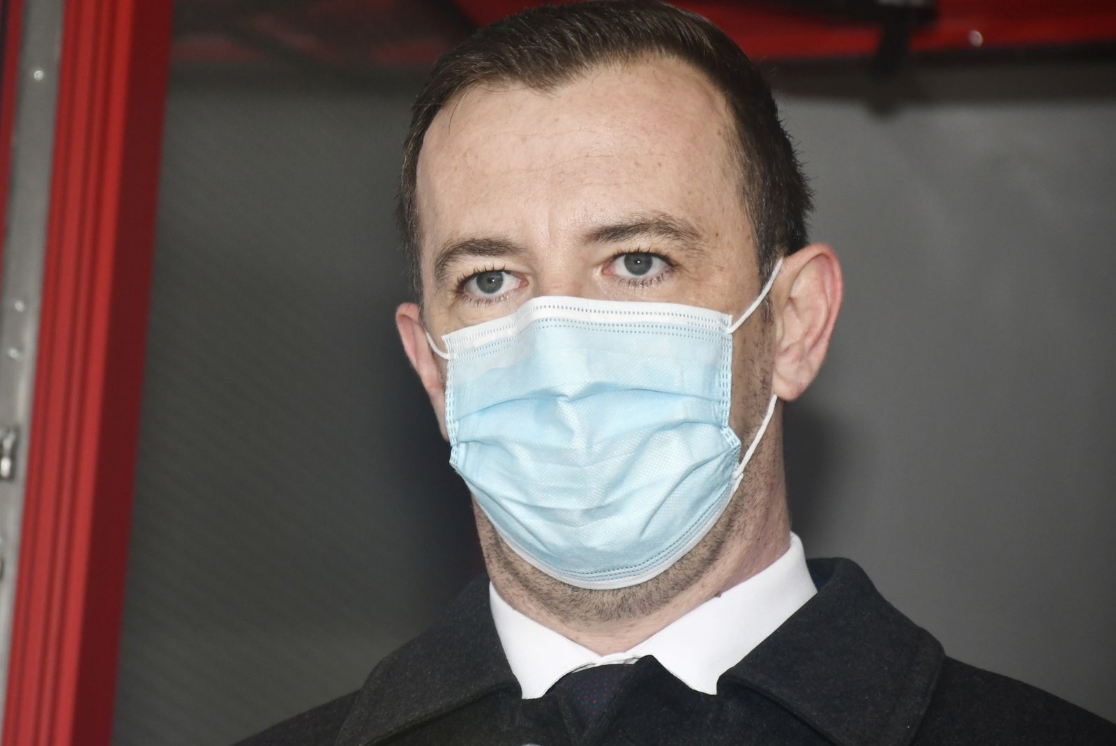 08.12.2020.,Petrinja - Ministar obrane Mario Banozic urucio je cetvorici pripadnika Hrvatske vojske ugovore o najmu stanova u Petrinji Dogadjaju si nazocili i nacelnik Glavnog stozera Oruzanih snaga RH admiral Robert Hranj, drzavni tajnik Sredisnjeg drzavnog ureda za obnovu Nikola Mazar, dozupan Roman Rosavec i zamjenica gradonacelnika Petrinje Viktorija Kaleb.Nikola Mazar.
Photo: Nikola Cutuk/PIXSELL