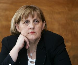 02.03.2009., Zagreb - U prostorijama HOK-a je odrzana je konferencija za novinare povodom osnivanja uskockih sudova na zupanijskim sudovima u RH. Konferencijii su nazocili Branko Hrvatin, Ivan Simonovic, Mirjana Rigljan, Ante Perkesic, Ninoslav Ljubojevic, Veljko Miskulin te Ana Garacic. Na slici je Mirjana Rigljan. 
Photo: Davor Puklavec/24sata