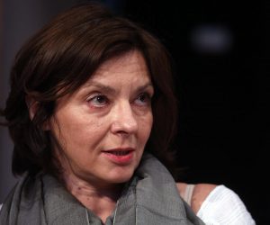 10.06.2015., Zagreb - U kazalistu Kerempuh odrzana je tribina Sto je grad bez kazalista u sklopu 39. Dana satire Fadila Hadzica. Franka Perkovic Gamulin. 
Photo: Goran Stanzl/PIXSELL