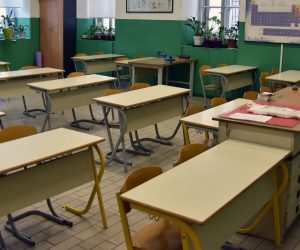 10.10.2019., Pula -  Zapoceo strajk ucitelja i profesora u osnovnim i srednjim skolama. Osnovna skola Centar. Photo: Dusko Marusic /PIXSELL