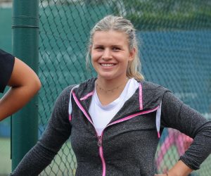 11.05.2020., Zagreb - Okupljanje i druzenje s novinarima Hrvatske Fed Cup reprezentacije na teniskim terenima HTK Zagreb. Jana Fett. 
Photo: Luka Stanzl/PIXSELL