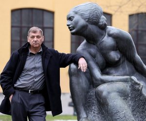 12.02.2015., Zagreb - Josko Marusic, hrvatski autor animiranih filmova, karikaturist, profesor na ALU. Photo: Goran Stanzl/PIXSELL