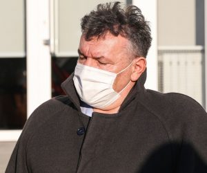 13.01.2021., Glina - Gradonacelnik Gline Stjepan Kostanjevic tijekom izjava za medije. Photo: Edina Zuko/PIXSELL