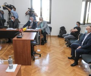 13.07.2020., Osijek - Zapocelo je sudjenje u tzv, aferi SMS za koju se terete Franjo Varga i Blaz Curic. 
Photo: Davor Javorovic/PIXSELL