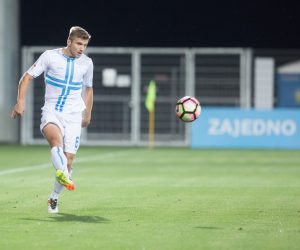 13.08.2016., stadion Rujevica, Rijeka - MAXtv 1. HNL, 5. kolo, HNK Rijeka - NK Lokomotiva. Stefan Ristovski. 
Photo: Nel Pavletic/PIXSELL