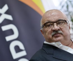 15.01.2015., Zagreb - Celnistvo tvrtke Crodux zajedno s odvjetnickim timom na konferenciji za medije osvrnulo se na akciju Oktan i kvalitetu goriva na Crodux postajama. Ivan Cermak.
Photo: Marko Lukunic/PIXSELL