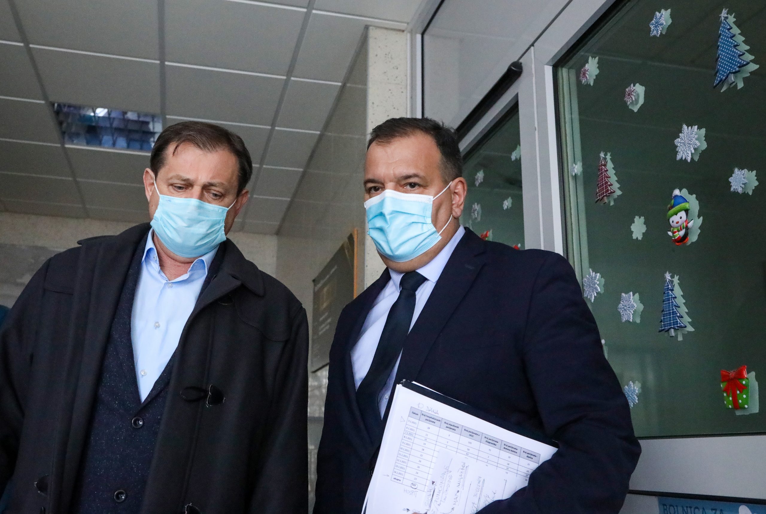 15.01.2021., Sisak - Ministar zdravstva Vili Beros obisao je Opcu bolnicu u Sisku. Photo: Edina Zuko/PIXSELL
