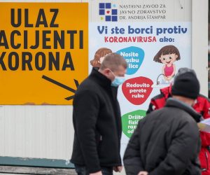 15.12.2020., Zagreb, Mirogojska cesta - Guzve na testiranje na Covid-19 ispred Nastavnog zavoda za javno zdravstvo Andrija Stampar. 
Photo: Igor Kralj/PIXSELL