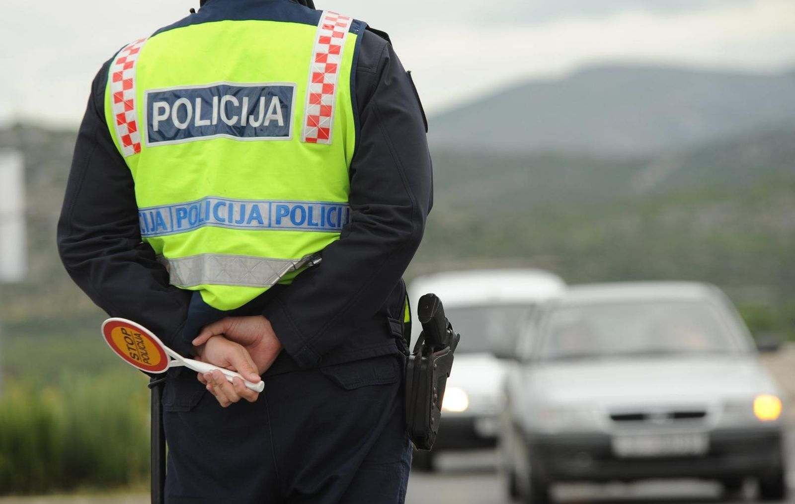 17.09.2013., Sibenik -
Na sibenskim prometnicama prometna policija pojacano kontrolira promet
Photo: Hrvoje Jelavic/PIXSELL