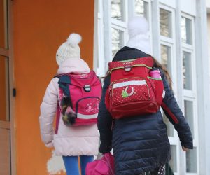 18.01.2021.,Sibenik-Prvi dan drugog polugodista poceo za ucenike od prvog do cetvrtog razreda zbog epidemioloskih mjera.
Photo: Dusko Jaramaz/PIXSELL